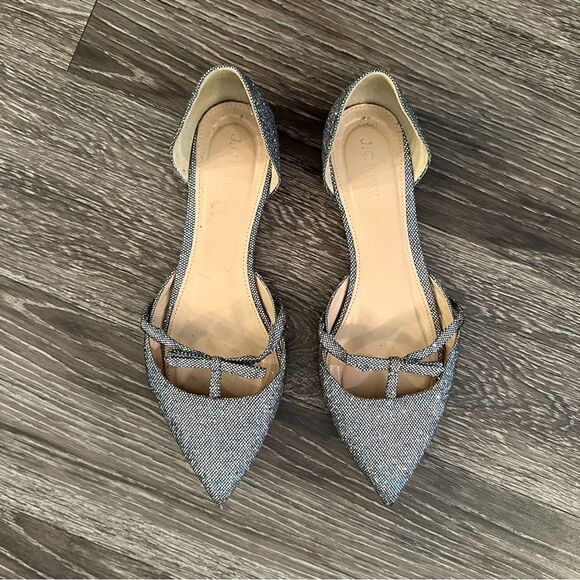 J. Crew Sloan Glitter D’orsay Flats - Picture 4 of 8